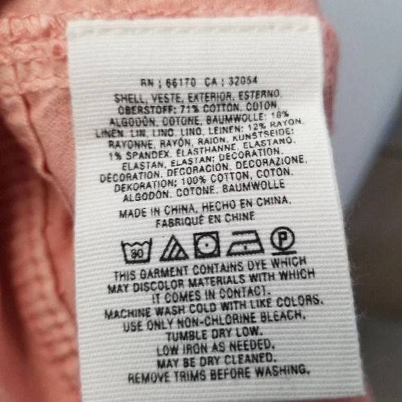 Anthropologie The Wanderer Belted Cotton Linen Pants 26 - Picture 8 of 14